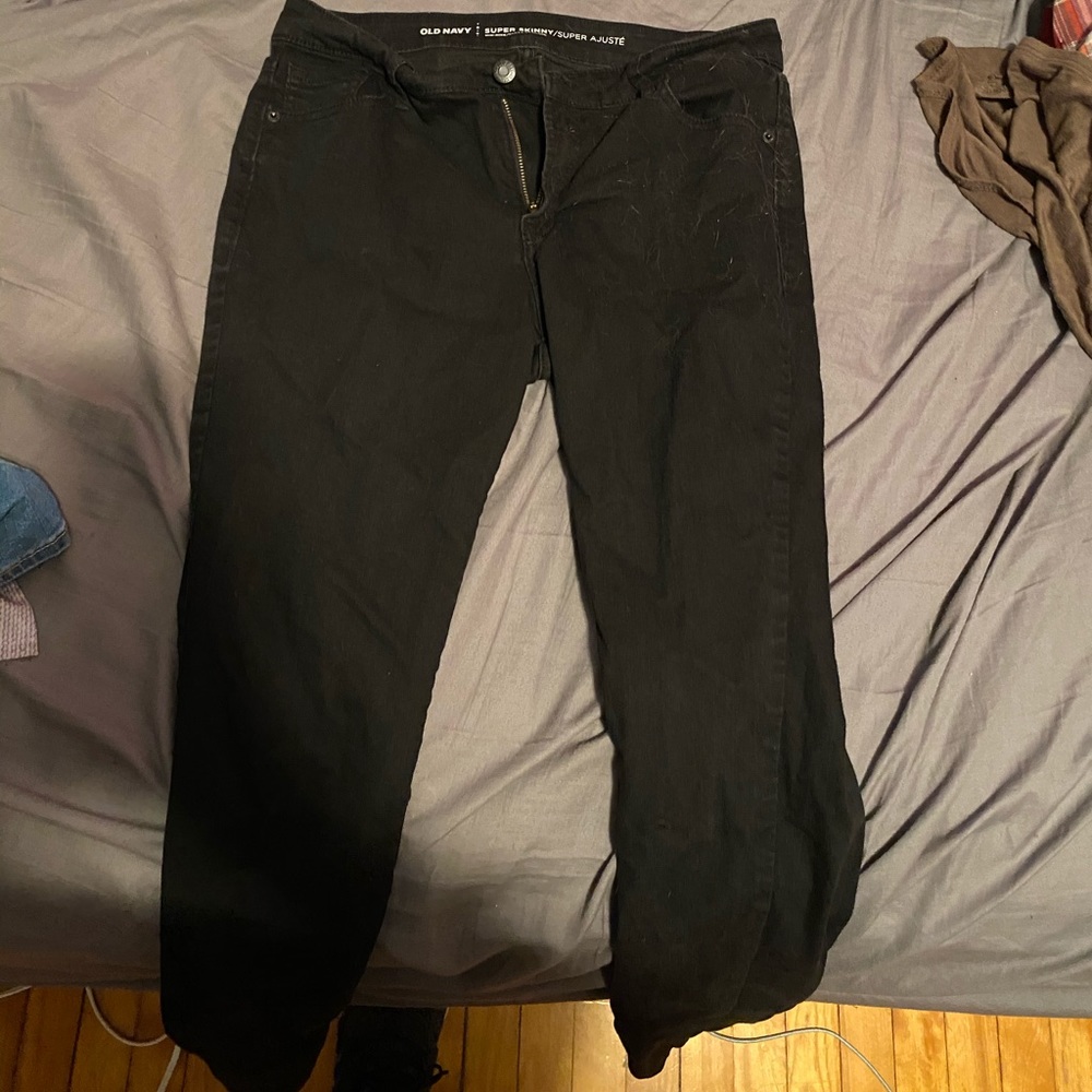 Black skinny jeans